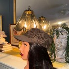 Vintage Y2k Brown Newsboy Cap