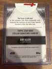 2025 Topps Star Wars Amy Allen As Aayla Secura Stellar Green  99 On Card Auto