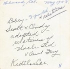 Vintage 1958 Kidillac Pedal Car 1950s Photo Two Tone La Dodgers Cap Kids Pushing