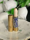 Vintage Helena Rubinstein Le Lipstick Floral Metal Tube New Frosted Tawny Opal