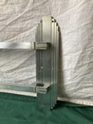 Antique Industrial Art Deco Chrome Brass Door Push Pull Handle Vintage 94-25e