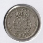 Coin Angola  portuguese  2 1 2 Escudos 1967 Km77