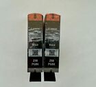 2pk Genuine Canon Pixma Pgbk Pgi 250 Black Ink Cartridge New Sealed