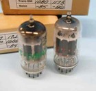 2 Sylvania 12au7a Ecc82 Long Grey Plates Halo Getter Maxi-pre Tested Nos  Bn3618
