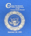 Linen Napkin Commemorating The Silver Anniversary Of Alaska Senator Ted Stevens