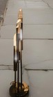 Vintage Mid Century Modern C1970 s Chrome   Lucite Cattails Table Lamp
