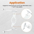 Wheel Fitment Testing Tool  Tire Size Fit Test Measuring Mockup  5-lug Pattern