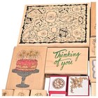 Vtg Wooden Rubber Stamp Lot Of 60 Mixed Crafts Floral Sentiments   Decorative