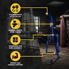 Everlast Single Station Powder Coated Steel 100 Pound Punching Bag Stand  Blue