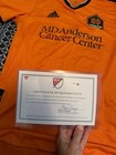 Vera Houston Dynamo Game Used Worn Soccer Jersey Mls Coa Fanatics