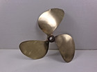 Vintage Large 17lbs  Brass Boat Ship s Propeller Stamped 19lh19