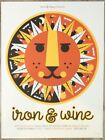 2011 Iron   Wine - Portland Silkscreen Concert Poster S n By Dan Stiles