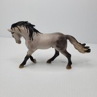 2005 Schleich Horse Grey Stallion 7 Inch Figure Gray Toy Vintage
