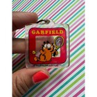 Vintage 1978 Garfield Tennis Keychain Retro United Feature Syndicate Taiwan