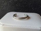 925 Sterling Silver Twisted Toe Ring  Size Us 3 25 Vintage 