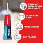 Clear Silicone Waterproof Sealant Aquarium Safe Loctite 2 7 Oz Tube Sealants New