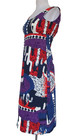 Vintage Mexican Dress Xs s Women Sombrero   Cactus Print Sleeveless