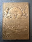 Antique Louis Bottee 1915 Ppie San Francisco Exposition Bronze Medal Plaque