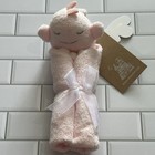 Security Blanket Angel Dear Pink Whale Girl Plush Lovey Cuddle Baby Toy Soft