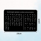 Braille Alphabet Board  Board With Raised Dots Numbers Black 