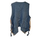 Vintage Newport News Boho Beaded Vest - Size M - Artsy Folk Western Festival