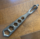 Vintage Jones Brass 5 Hole Fire Hydrant Wrench Tool Usa Made