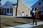 Original 1940 Americana 35mm Red Border Kodachrome Photo Slide Candid 002614