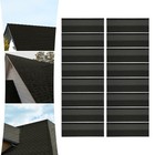 16pcs Roofing Shingles Asphalt Shingles Roof Tile Sheds 40x13 In Carbon Black