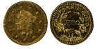 1850 California Fractional Gold Liberty Bear  11 Type Pcgs Top Pop