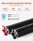 Garage Door Torsion Springs Pair Of 0 25 X 2 X 32 Inch With Winding Bars