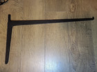 Early 19thc  Fireplace Swing Crane  Hand Forged  Very Straight 24 l X 13 h