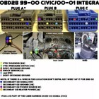 Honda Acura Obd2 Swap H22 F20b Dohc Vtec Wiring Sub Harness Civic Integra Hybrid