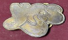 Metal Belt Buckle  yes  Logo Designed By Roger Dean Probably Brass