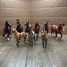 Lot Of 9 Assorted Breyer Horses   Ponies Various Sizes   Breeds