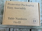Acrylic Wedding Table Numbers 1-15 With Stands Wedding Reception Party Free Shpg