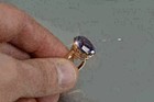 4ct Oval Created Alexandrite Vintage Style Solitaire Ring 14k Rose Gold Finish