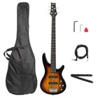     all Guitars On Sale     5 String I Style Electric Bass Guitar  case bag 