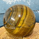 4 4 Lb  Natural Yellow Tiger Eye Stone Ball Quartz Crystal Ball Reiki Healing