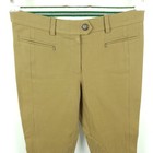 G  ssl Costume Pants Women s Size 36 S Brown Embroidered Riding Pants Stretch Pants