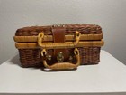 Madeline Porcelain Children   s Miniature Tea Set Wicker Picnic Basket Schylling