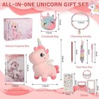 Unicorn Gift Set For Girls Age 3-8   10-in-1 Arts And Crafts Kit With Plush T   