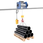 400kg 881lbs Electric Hoist Winch Wired Electric Lifting Hoist   Remote Control