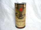 Vintage Steel Beer Can Carlsberg Beer 16oz Missing Tab