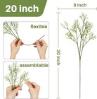 25pcs Ivory Artificial Foam Roses With Stems For Wedding  Bridal   Home Decor