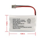 Kastar 4 Pack Cordless Phone Battery For Uniden Bt-446 Bt446 Er-p512 Bt-1005