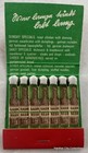Vintage 21 Strike Lion Feature Matchbook Old German Restaurant Ann Arbor Beer