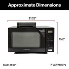 Furrion 1 1 Cu  Ft  Microwave Oven With Built-in Air Fryer - Black  2023056309