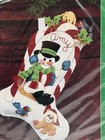 Bucilla Gallry Of Stitches Christmas Felt Stocking Kit  33059 - Nip