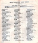 Norfolk And Western Railway  April  1967  Train Timetable