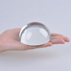 Paperweight Magnifier Mirror Crystal Clear Dome Magnifying Glass For Map 80mm
